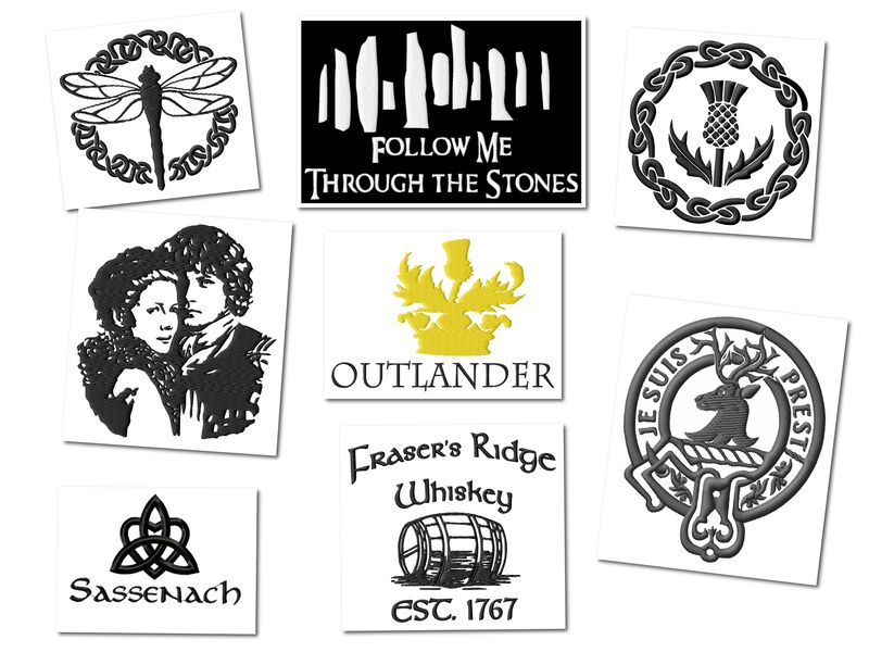 Outlander Embroidery Designs