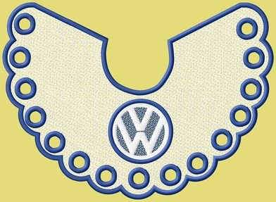 Volkswagen FSL Lamp Shade Embroidery Design
