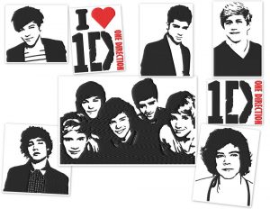 One Direction Embroidery Designs Set