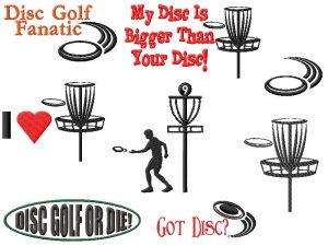Disc Golf Embroidery Designs