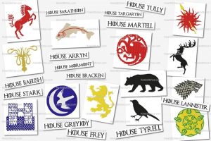 Game of thrones embroidery designs set