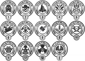 Hunger Games District Seal Appligue Embroidery designs