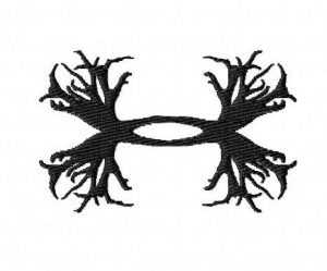 Under Armour Antler Embroidery Designs Style 2