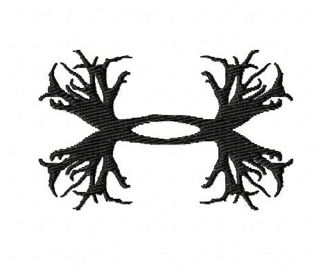 Under Armour Antler Embroidery Designs Style 2