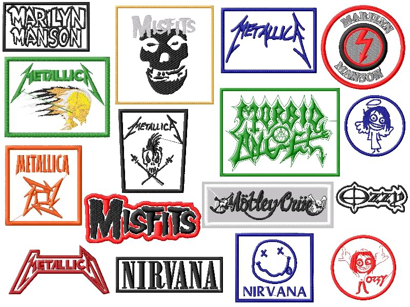 rockband logo embroidery designs p3