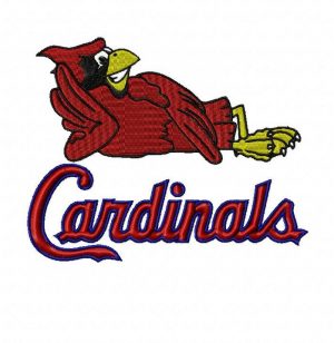 STL St. Louis Cardinals Fredbird Embroidery Design #1