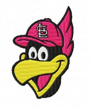 FREE STL St. Louis Cardinals Fredbird Face Design