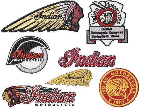 Indian Motorcycle Embroidery Designs