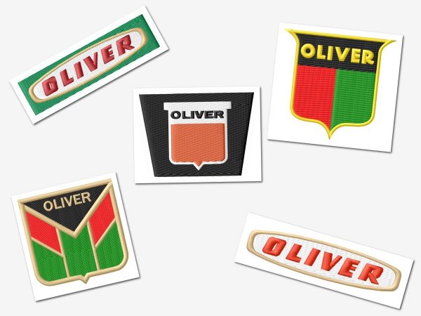Oliver Tractor Embroidery Designs Set