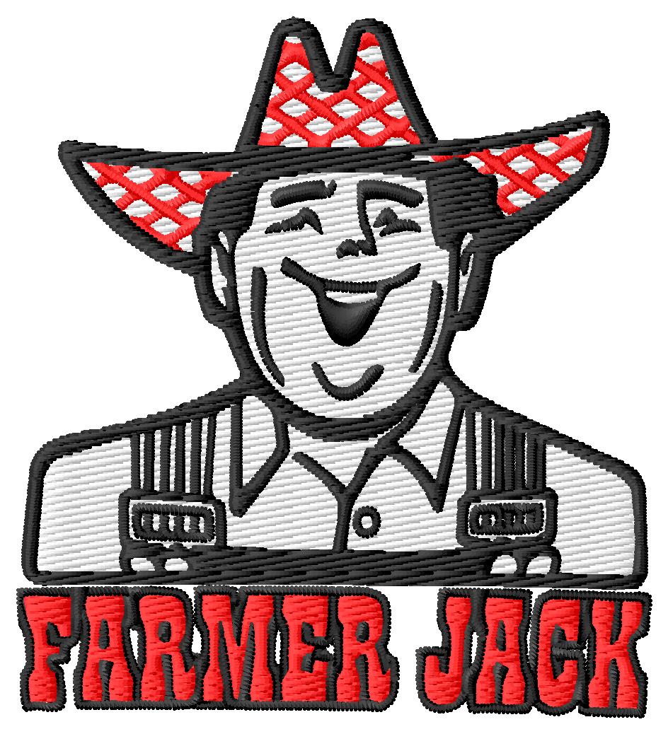 Farmer Jack Embroidery Design