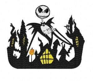 Nightmare Before Christmas Halloween Town Embroidery Designs