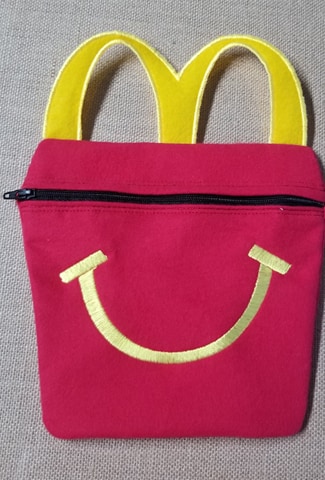 Happy Meal Embroidery Design
