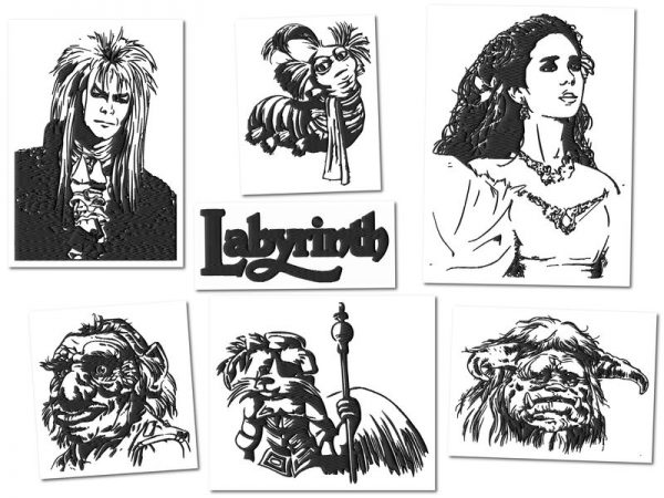Labyrinth Embroidery Designs