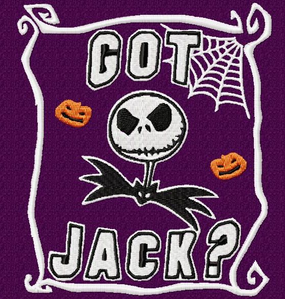 Nightmare before Christmas Got Jack Embroidery Design 