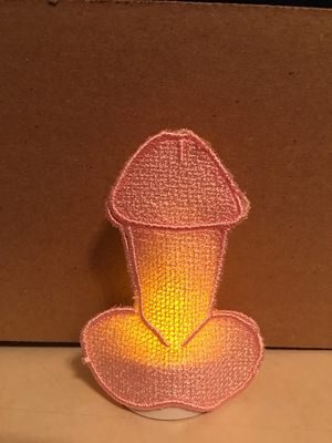 Penis Bachelorette Tealight FSL Embroidery Design