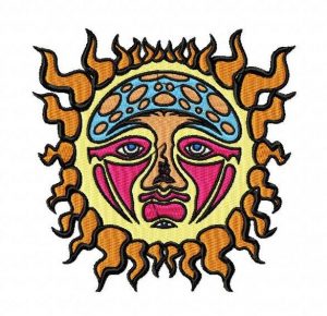 Sublime Sun Embroidery Design