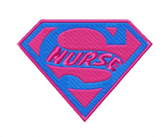 Super Nurse Embroidery Design